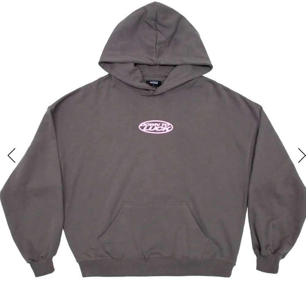 Down to Luck Hoodie Smokey Grey